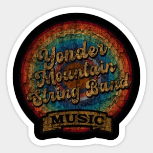 Yonder Mountain String Band .//Design On tshirt for to all Sticker